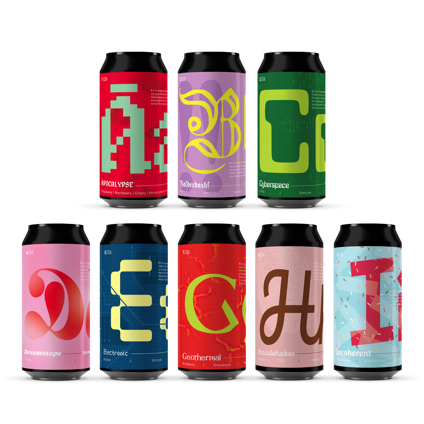 Alphabet Mixed Box (8 Pack)