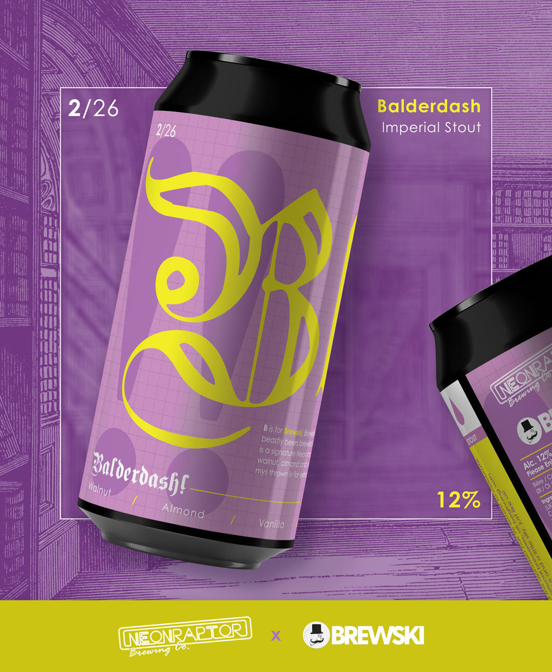 Balderdash X Brewski Collab