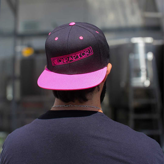 Neon Raptor Snapback Hat